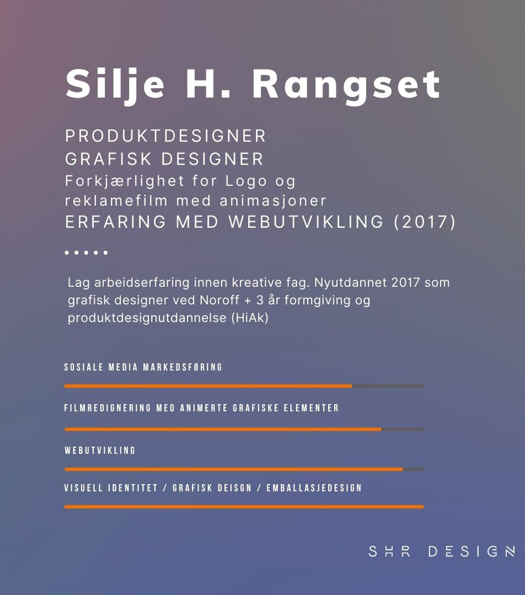 SHR Design - Silje H. Rangset