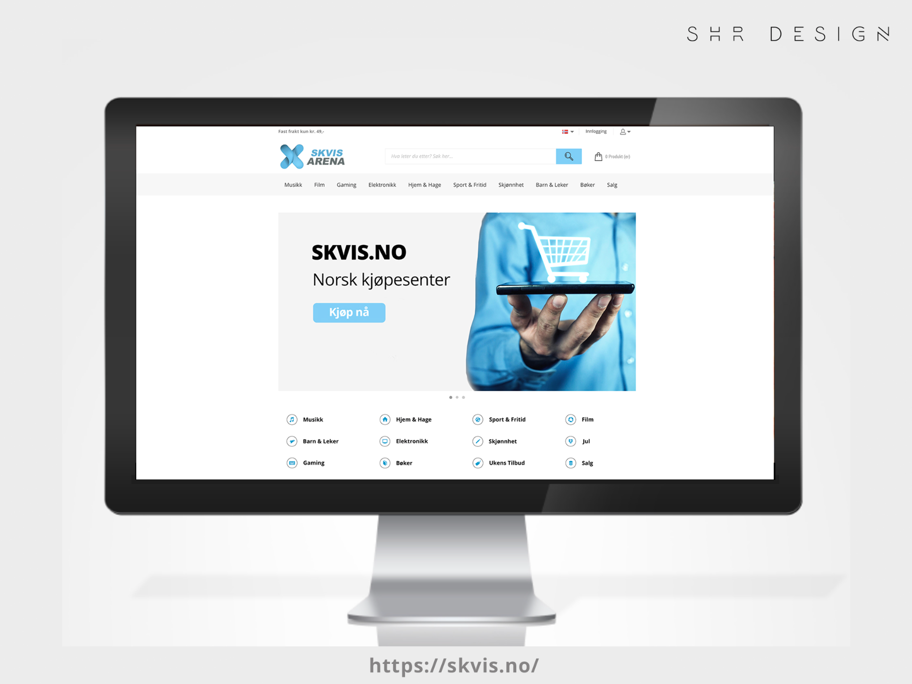 SHR Design - Skvis.no - Frontend design, markedsføring & redesign av visuell profil